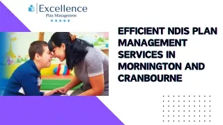 NDIS Plan Management Services in Mornington and Cranbourne