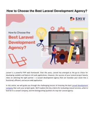Key Factors to Consider: Choosing Laravel Development Company