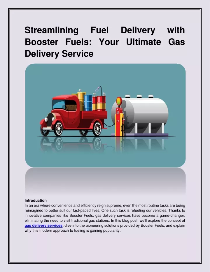 streamlining booster fuels your ultimate