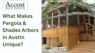 Get The Pergola & Shades Arbors in Austin