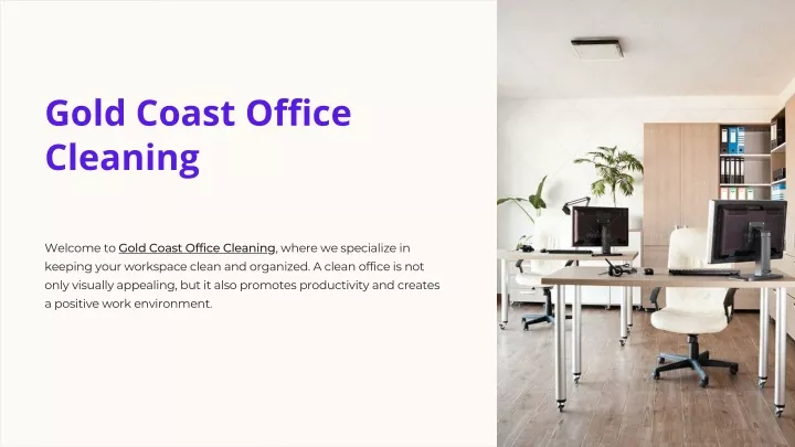 gold coast office cleaning