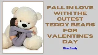 Fall in Love with the Cutest Teddy Bears for Valentine's Day