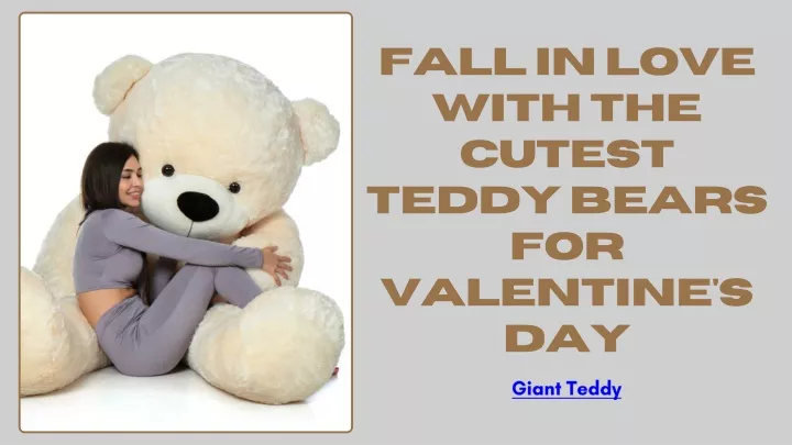 fall in love with the cutest teddy bears