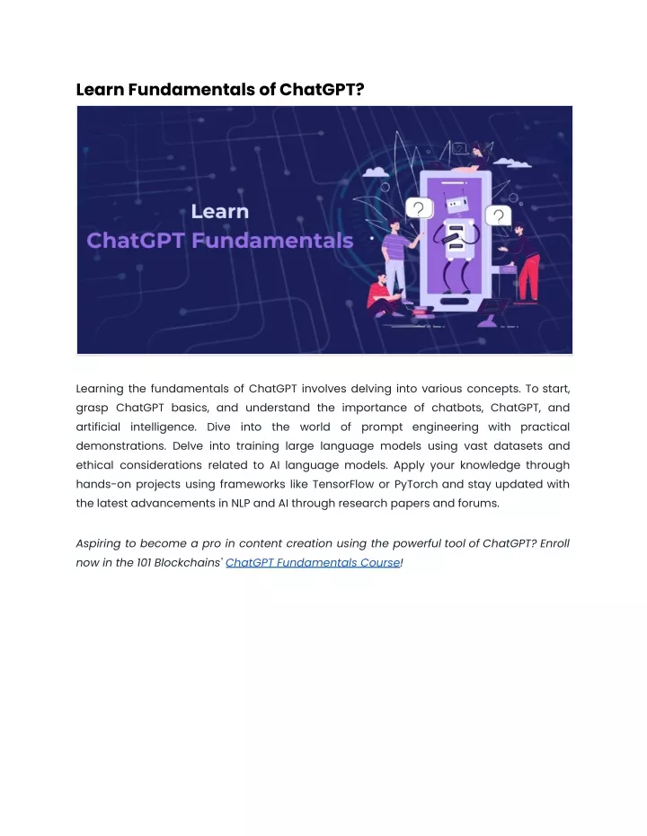 learn fundamentals of chatgpt