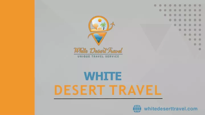 white desert travel