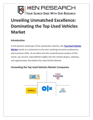 unveiling unmatched excellence dominating