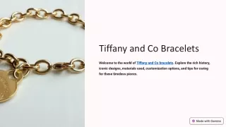 Women's Tiffany and Co Bracelets in USA