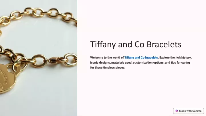 tiffany and co bracelets