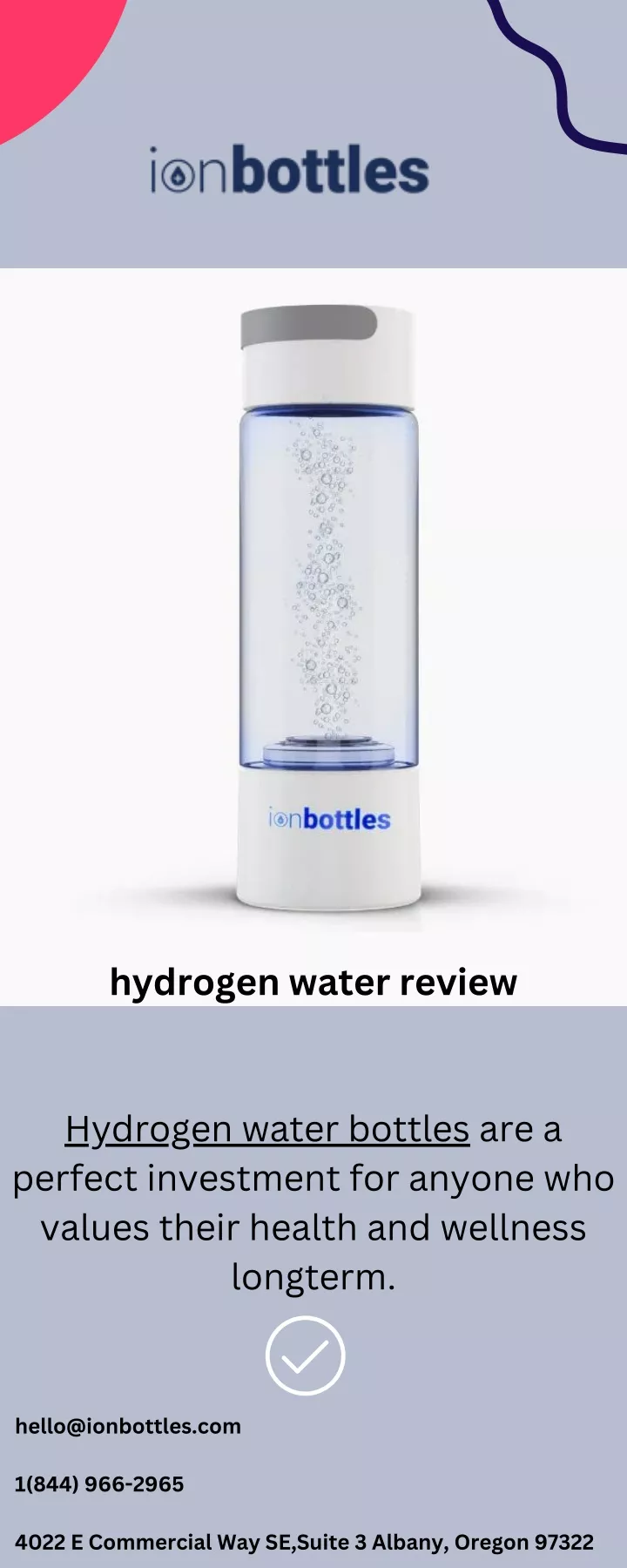 hydrogen water review