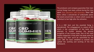 Pure Harmony CBD Gummies Reviews