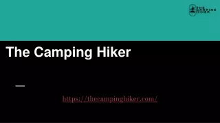 Elevate Your Adventure with Premium Hiking Gear from The Camping Hiker