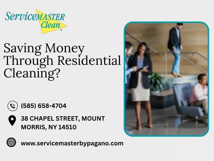 saving money through residential cleaning