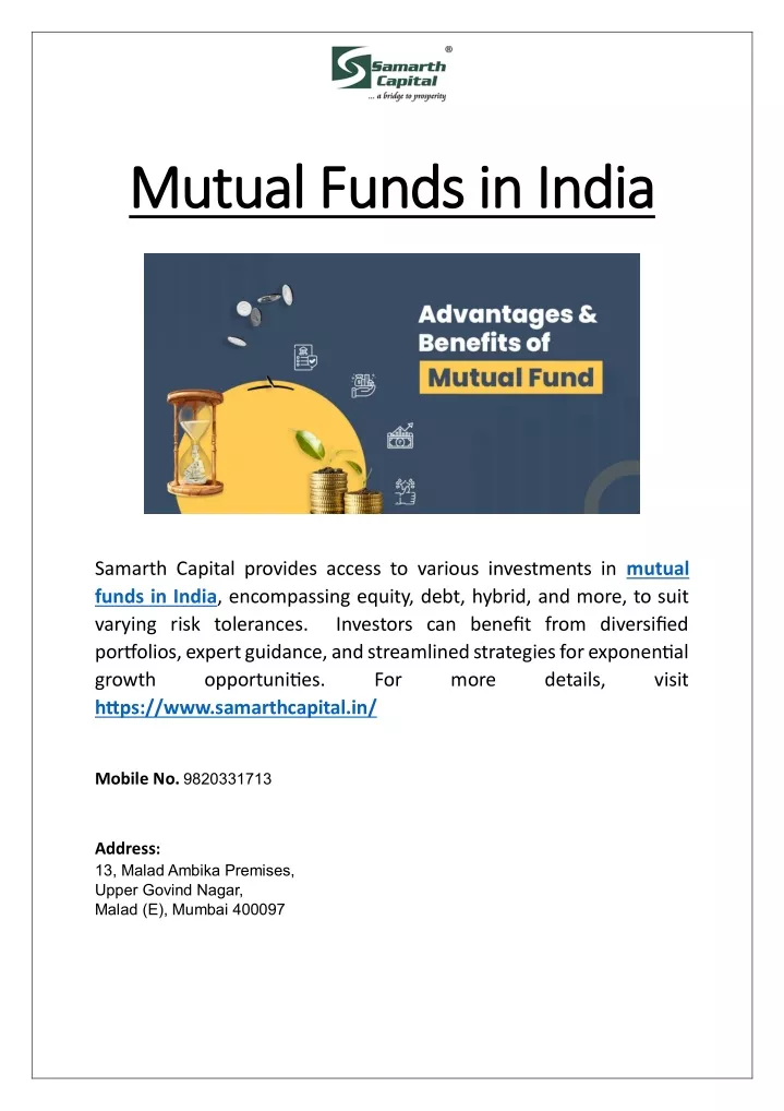 mutual funds in india mutual funds in india