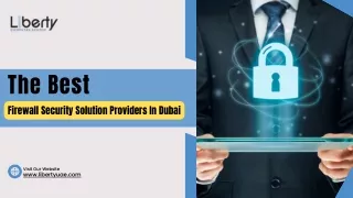 The Best Firewall Security Solution Providers In Dubai