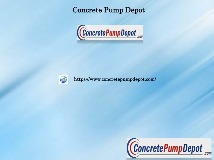 concrete pump depot