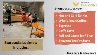 Sip in Style at Starbucks Lucknow, Phoenix Palassio