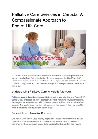 Palliative Care Services in Canada_ A Compassionate Approach to End-of-Life Care