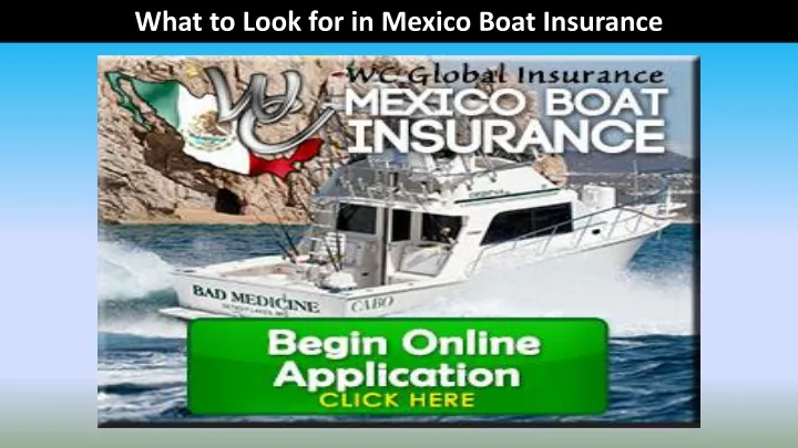 mexico yacht insurance