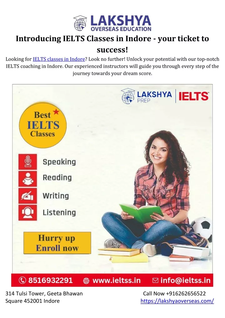 introducing ielts classes in indore your ticket