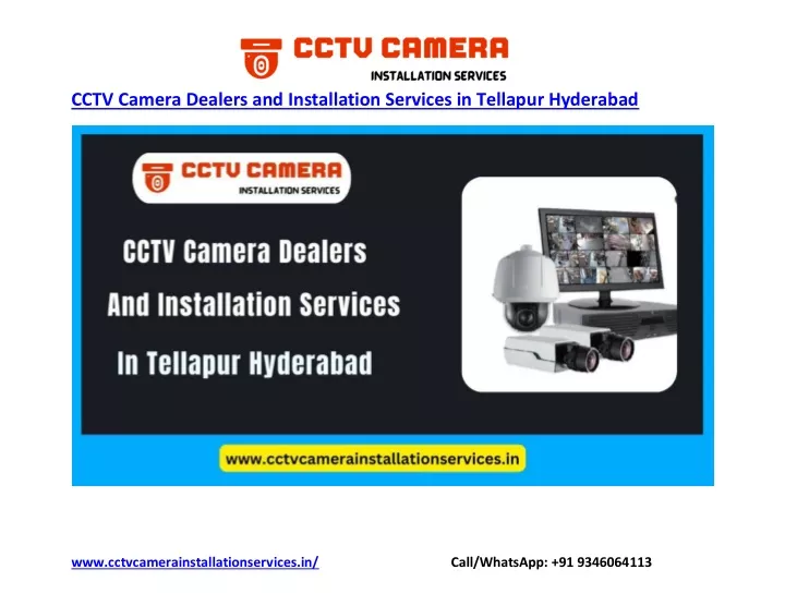 cctv camera dealers and installation services