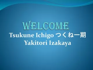 welcome