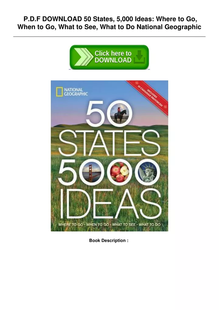 p d f download 50 states 5 000 ideas where