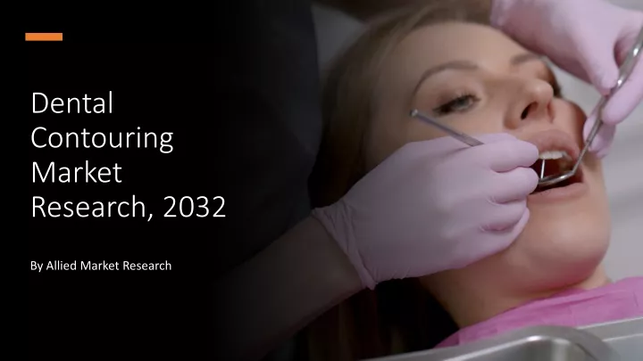 dental contouring market research 2032