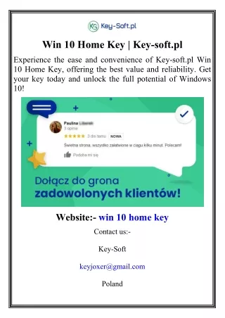 win 10 home key key soft pl