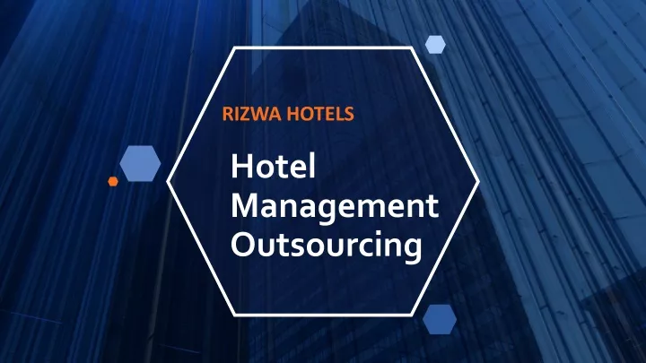 hotel management outsourcing