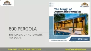 800 pergola