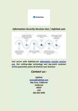 Information Security Services Usa  Safehak.com