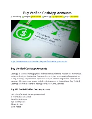 Buy Verified CashApp Accounts (2)