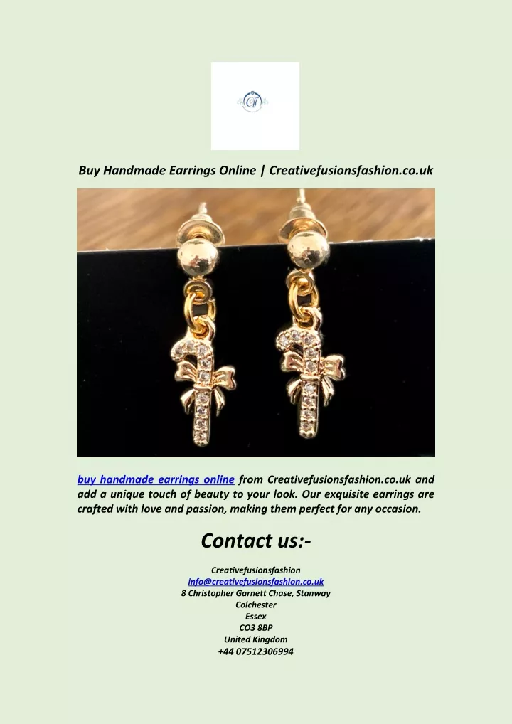 buy handmade earrings online