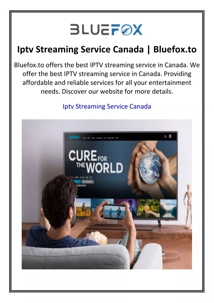iptv streaming service canada bluefox to
