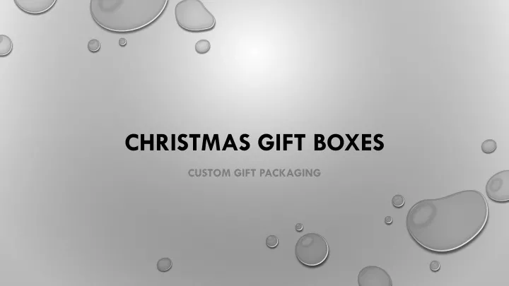 christmas gift boxes