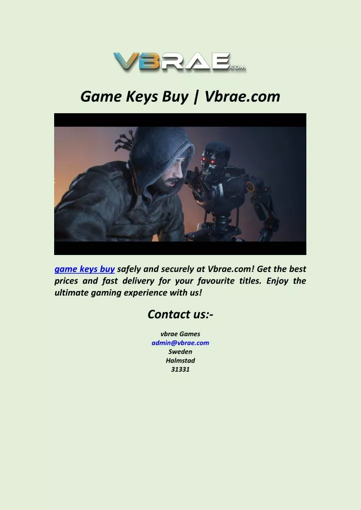 game keys buy vbrae com