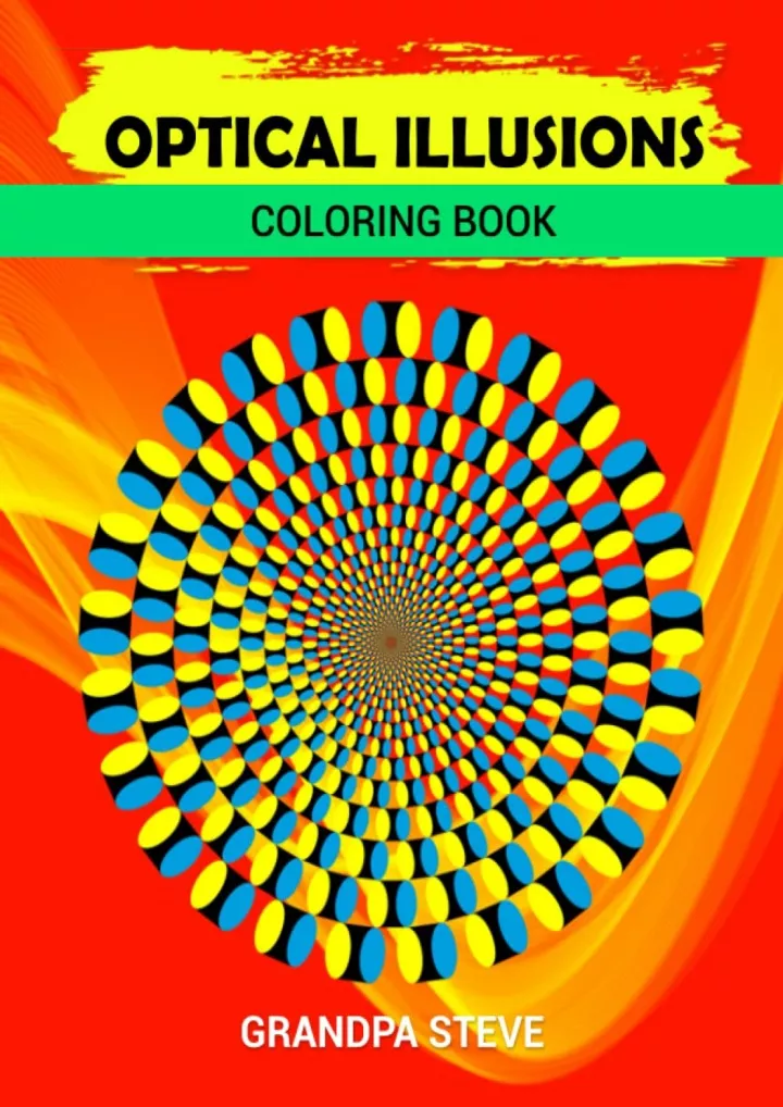 optical ilusions coloring book 8 5 x 11 more than