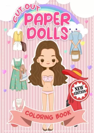 Download ⚡️ Paper Dolls coloring book: Large Print, Cut-out and Coloring Paper Dolls For G