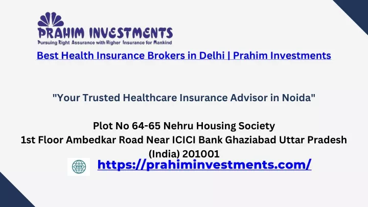 best health insurance brokers in delhi prahim