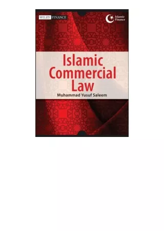 ✔️download⚡️ book (pdf) Islamic Commercial Law Wiley Finance
