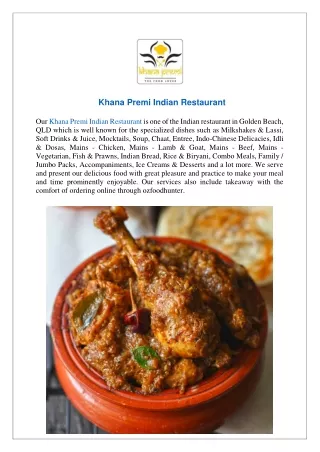 Khana Premi India  - PDF