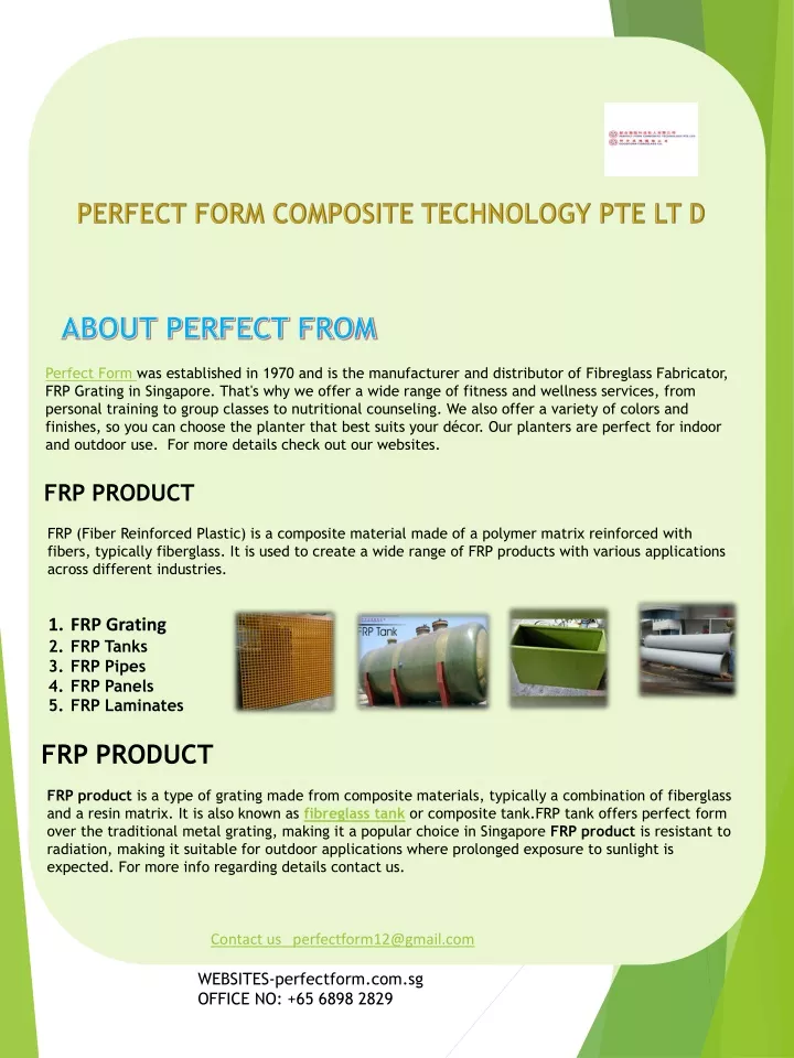 perfect form composite technology pte lt d