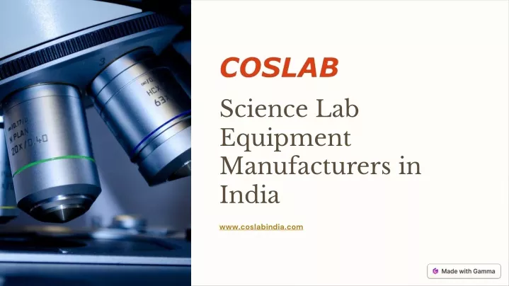 science lab equipment manufacturers in india
