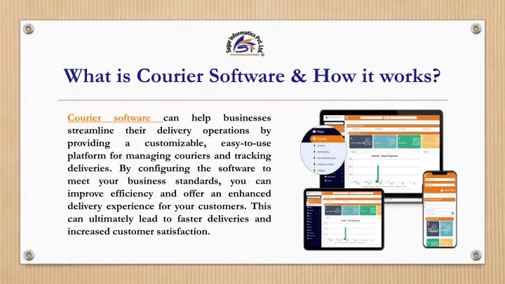 what is courier software how it works