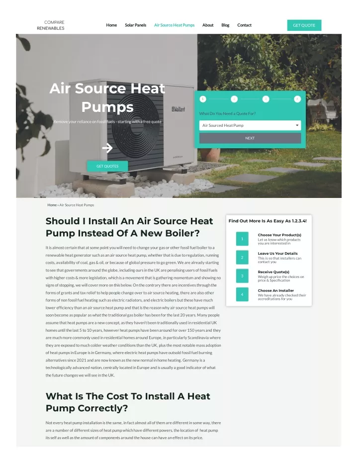 PPT - Air to Water Heat Pump PowerPoint Presentation, free download ...