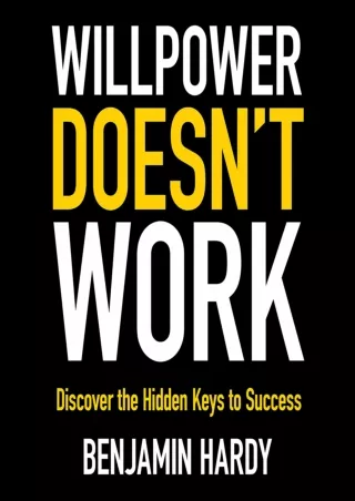 download⚡️[EBOOK]❤️ Willpower Doesn't Work