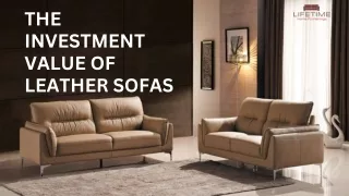 The Investment Value of Leather Sofas