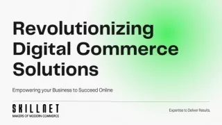 Navigating the Digital Commerce Landscape Strategies and Solutions