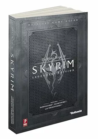 Ebook❤️(download)⚡️ The Elder Scrolls V: Skyrim Legendary Standard Edition: Prima Official Game Guide