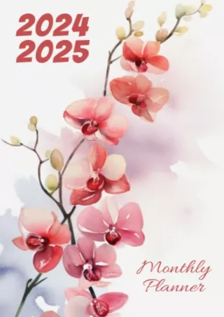 Download⚡️(PDF)❤️ 2024-2025 Monthly Planner: Pocket Size, Schedule Organizer for Purse, 4' x 6.5' for Purse, Flowers Cov